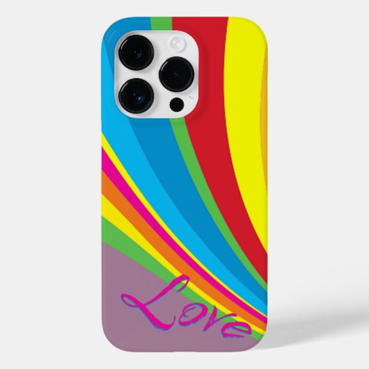 Pride Maand - Rainbow Love Case-Mate iPhone Case (Achterkant)