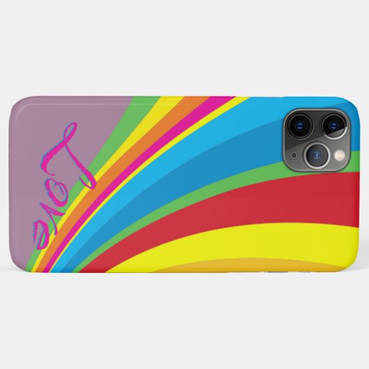 Pride Maand - Rainbow Love Case-Mate iPhone Case (Achterkant (horizontaal))