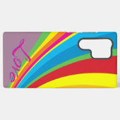 Pride Maand - Rainbow Love Samsung Galaxy Hoesje (Achterkant horizontaal)