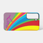 Pride Maand - Rainbow Love Samsung Galaxy Hoesje (Achterkant horizontaal)
