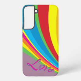Pride Maand - Rainbow Love Samsung Galaxy Hoesje