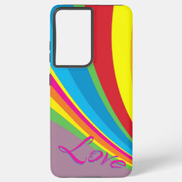 Pride Maand - Rainbow Love Samsung Galaxy Hoesje