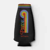 Pride Maand Regenboog LGBTQ Liefde Flesjeskoeler (Voorkant)