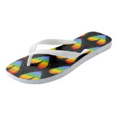 Pride Maand Regenboog LGBTQ Liefde Teenslippers (Schuin)