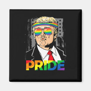 Pride Maand Shirt Trump Lesbisch Gay Bual Trans Magneet