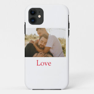 Pride maand voeg foto gay koppel naam liefde LQBTQ Case-Mate iPhone Case