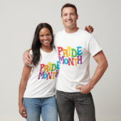 Pride Maand Wit mannen T-shirt (Unisex)
