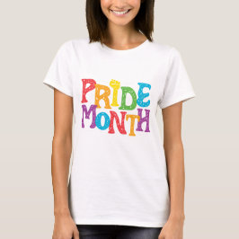 Pride Maand witte vrouwen T-shirt