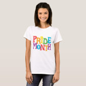 Pride Maand witte vrouwen T-shirt (Voorkant volledig)