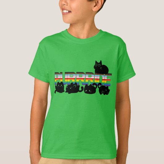 Pride maar dan met katten t-shirt (Voorkant)