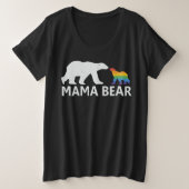  Pride Mama Bear Proud Mom Lgbt Mama Bear Grote Maat T-shirt