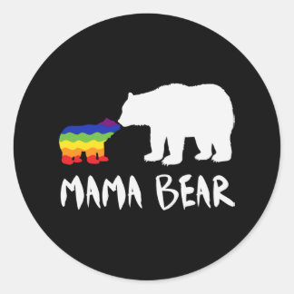 Pride Mama Beer Ronde Sticker