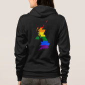Pride map Verenigd Koninkrijk Hoodie (Achterkant)