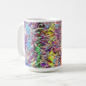 Pride Marmer Kunstwerk Knop Koffiemok (Voorkant links)