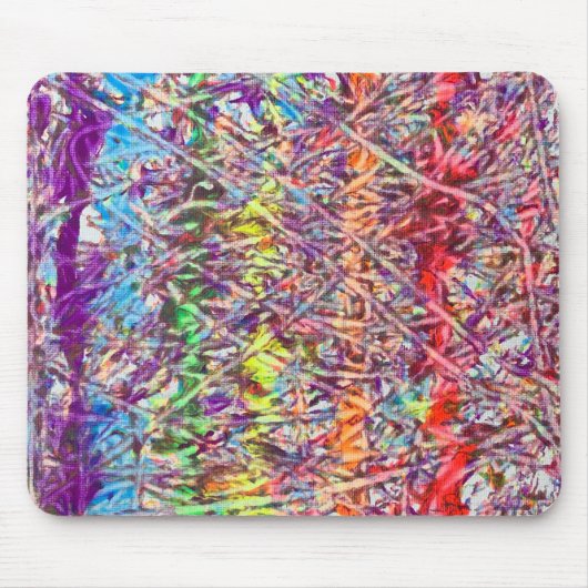 Pride Marmer Kunstwerk Knop Muismat (Voorkant)