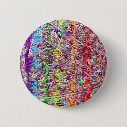 Pride Marmer Kunstwerk Knop Ronde Button 5,7 Cm (Voorkant)