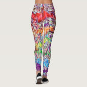 Pride Marmer Kunstwerk Leggings (Achterkant)