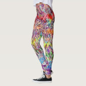 Pride Marmer Kunstwerk Leggings (Links)