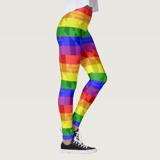 Pride Maryland Rainbow Flag Leggings Yoga Pants (Rechts)