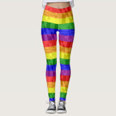 Pride Maryland Rainbow Flag Leggings Yoga Pants (Voorkant)