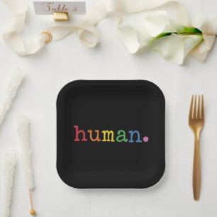Pride Mens LGBT Regenboog LGBTQ Gelijkheid Papieren Bordje
