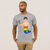 Pride Mer-Man T-shirt (Voorkant volledig)
