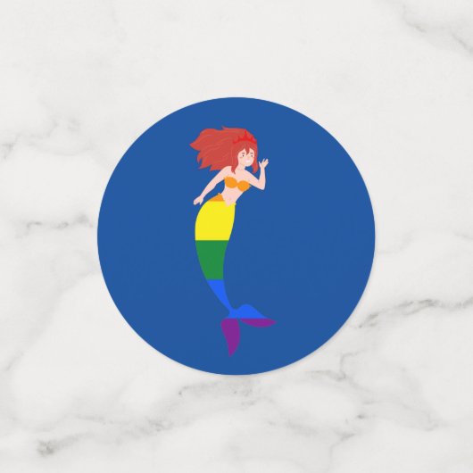 Pride Mermaid Confetti (Kleine voorkant)