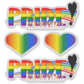 Pride mini collectie (4) sticker (Voorkant)