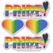 Pride mini collectie (4) sticker (Voorkant)