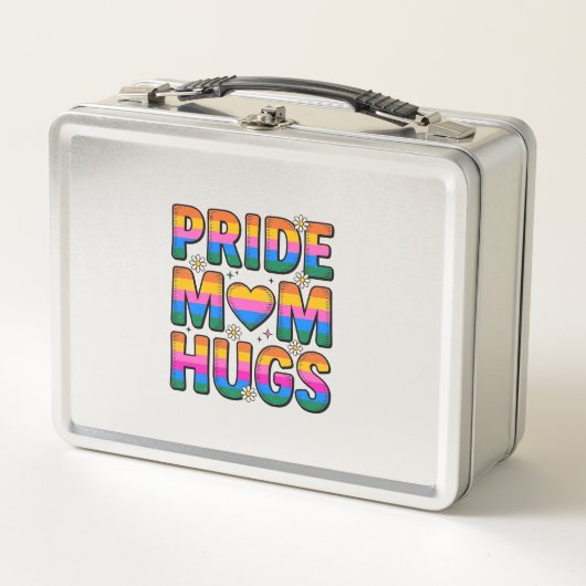 Pride Moeder Knuffelt Vintage Regenboog Vector Des (Voorkant)