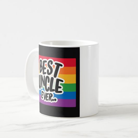 Pride Mok, Beste Gay, Uncle Ever Mok, Human Pride Koffiemok (Voorkant links)