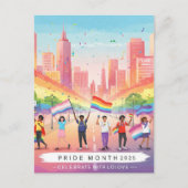 Pride Month 2025 – Vier het met liefde Briefkaart (Voorkant)