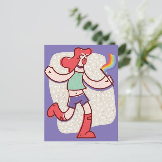 Pride Month Briefkaart (Staand voorkant)