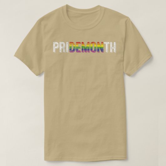 Pride Month Demon Gay Lesbian LGBT Flag 2022 T-shirt (Design voorkant)