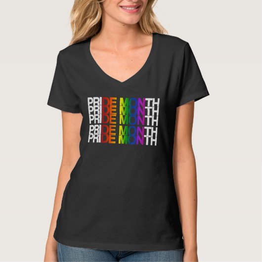 Pride Month Demon LGBT Gay Pride Month Transgender T-shirt (Voorkant)