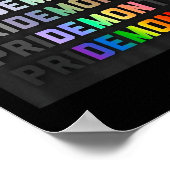 Pride Month Demon Premium _1 Poster (Hoek)