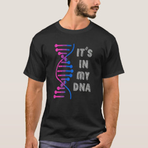 Pride Month DNA Biseksualiteit Vlag Bi Pride Lgbt T-shirt