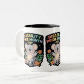 Pride Month juli Tweekleurige Koffiemok (Voorkant links)