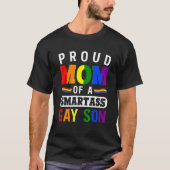 Pride Month lgbt flag gay proud mam van een smarta T-shirt (Voorkant)