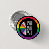 Pride Month LGBT met regenboogthema Ronde Button 3,2 Cm (Voorkant /achterkant)