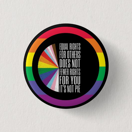 Pride Month LGBT met regenboogthema Ronde Button 3,2 Cm (Voorkant)