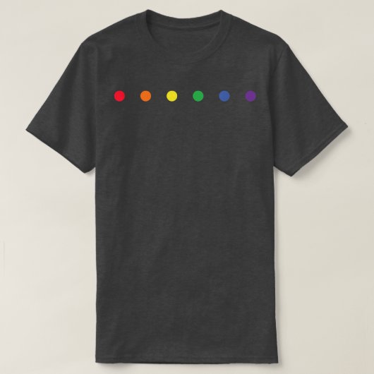 Pride Month LGBT Polka Dot Rainbow Lesbian Equalit T-shirt (Design voorkant)