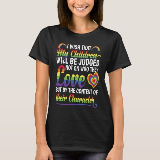 Pride Month LGBTQ Rainbow Pride Flag LGBT T-shirt (Voorkant)