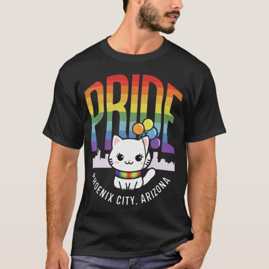 Pride Month Phoenix City Arizona Verenigde Staten  T-shirt (Voorkant)
