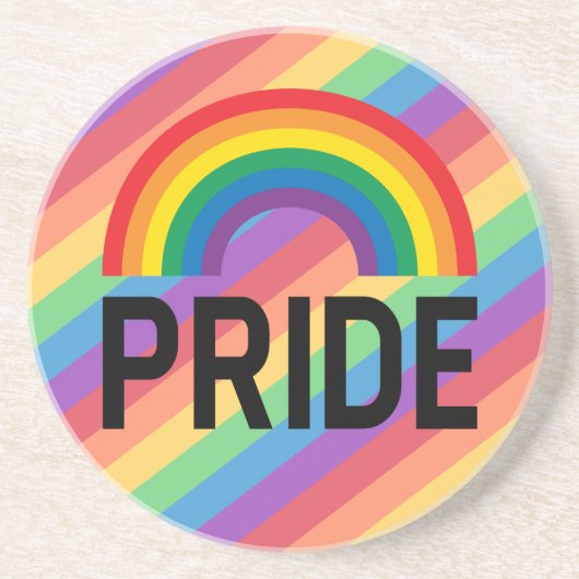 Pride Month Zandsteen Onderzetter (Voorkant)