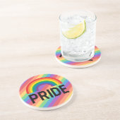 Pride Month Zandsteen Onderzetter (Zijkant)