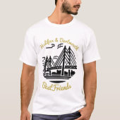 Pride Nova Scotia Halifax & Dartmouth Best Friends T-shirt (Voorkant)