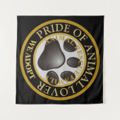 Pride od Dierenvrienden Embleem Wandkleed (Voorkant (horizontaal))