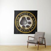 Pride od Dierenvrienden Embleem Wandkleed (In Situ (horizontaal))