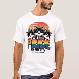 Pride of Los Angeles City California Verenigde Sta T-shirt